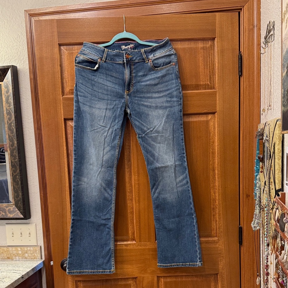 Wrangler Light Washed Blue Denim